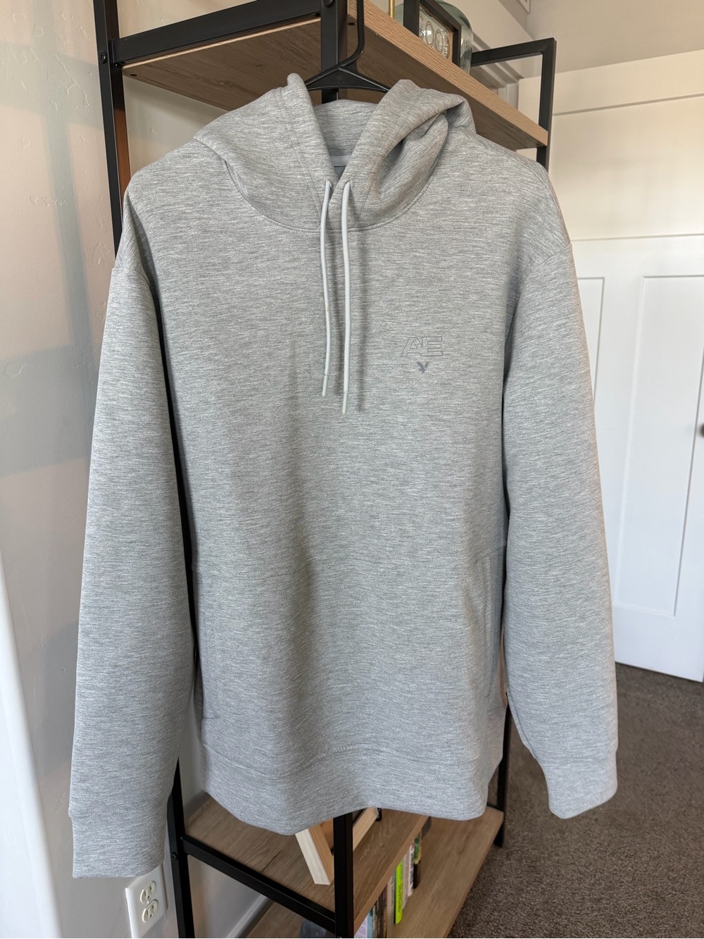 NWOT American Eagle Grey Men's Hoodie Sweatshirt